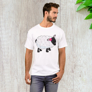 Black Faced Sheep With White Wool T-Shirt