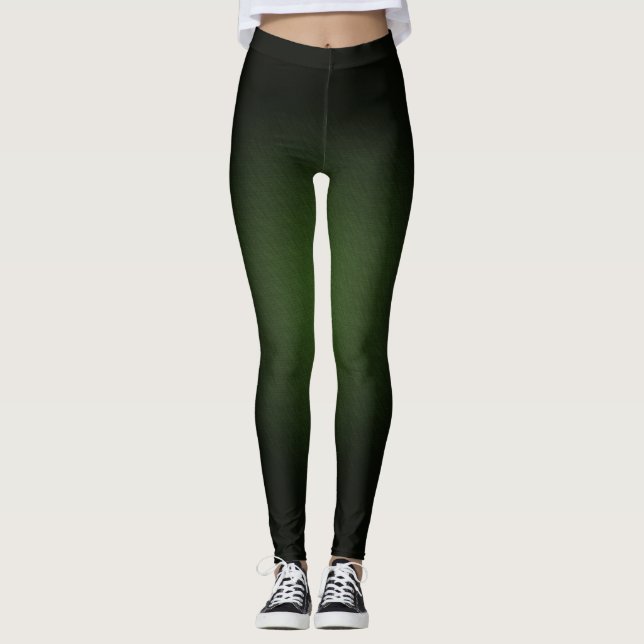 Black & Faded Colour Leggings (Front)