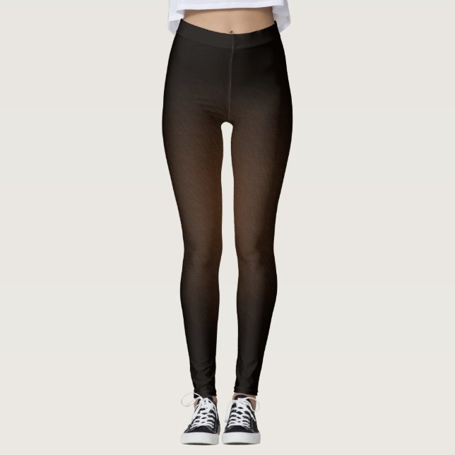 Black & Faded Colour Leggings (Front)