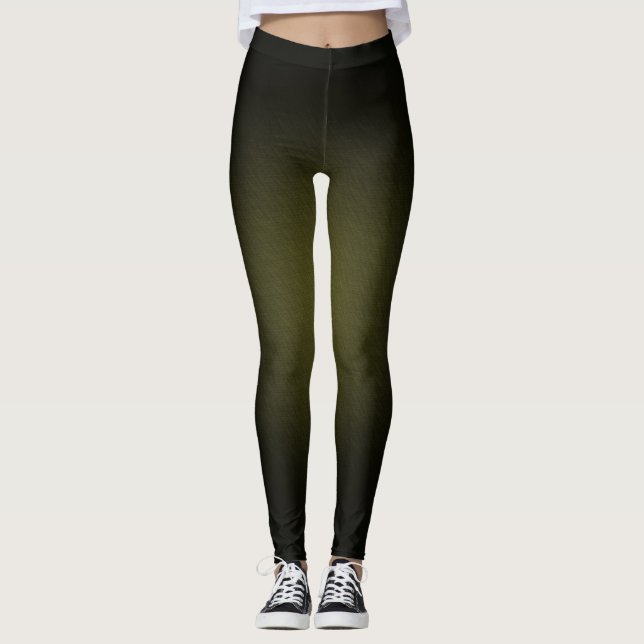 Black & Faded Colour Leggings (Front)