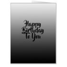 Black Faded Happy Birthday Add Your Photo Jumbo