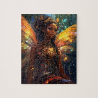 Black Fairy #10 Jigsaw Puzzle