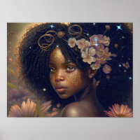 Black Fairy Princess Fantasy Art 