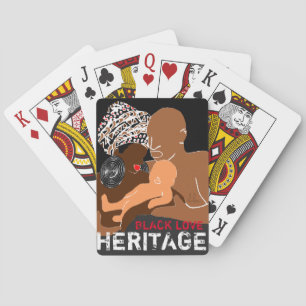 Black Family Black Love AFRICAN Heritage Playing Cards