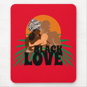 Black Family Brown Love Black Love Mouse Mat