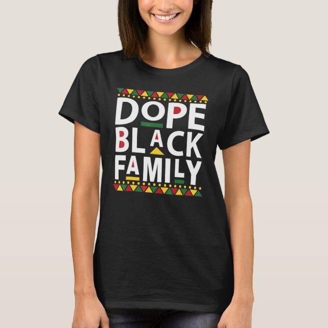 Black Family Get Together Barbeque Black Group Mat T-Shirt (Front)