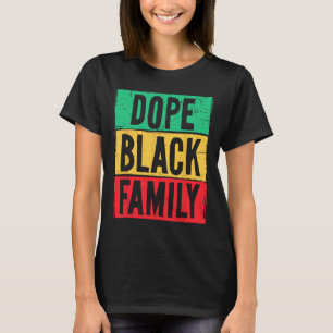 Black Family Juneteenth History Month Matching T-Shirt