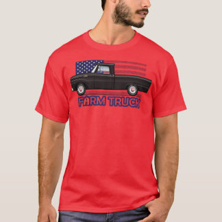 Black Farm Truck T-Shirt