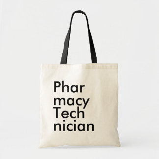 Black Fashion Pharmacy Technician Tote Bag