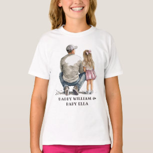 Black Father and Daughter Bond (10) T-Shirt