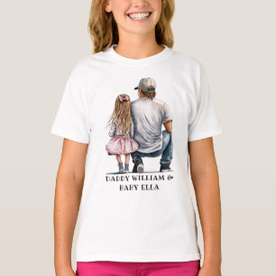 Black Father and Daughter Bond (11) T-Shirt