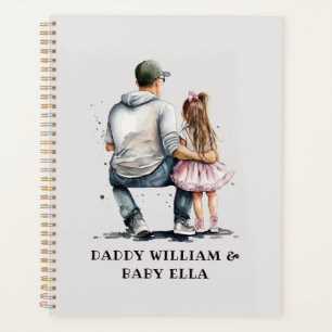 Black Father and Daughter Bond (12) Planner