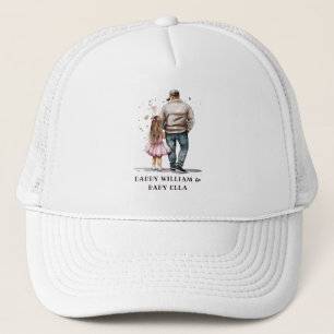 Black Father and Daughter Bond (13) Trucker Hat