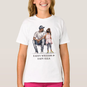 Black Father and Daughter Bond (3) T-Shirt