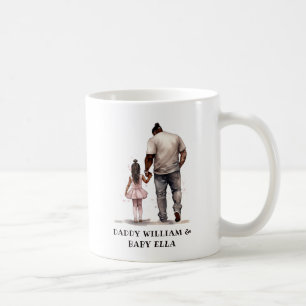 Black Father and Daughter Bond (6) Coffee Mug