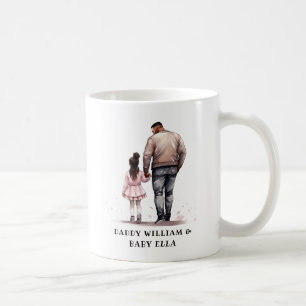 Black Father and Daughter Bond (7) Coffee Mug