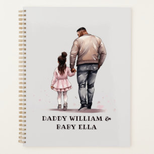 Black Father and Daughter Bond (7) Planner
