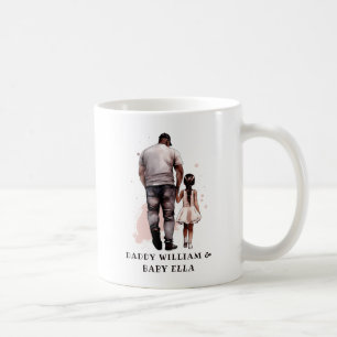 Black Father and Daughter Bond (8) Coffee Mug