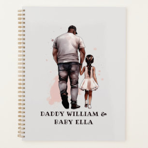 Black Father and Daughter Bond (8) Planner