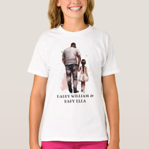 Black Father and Daughter Bond (8) T-Shirt