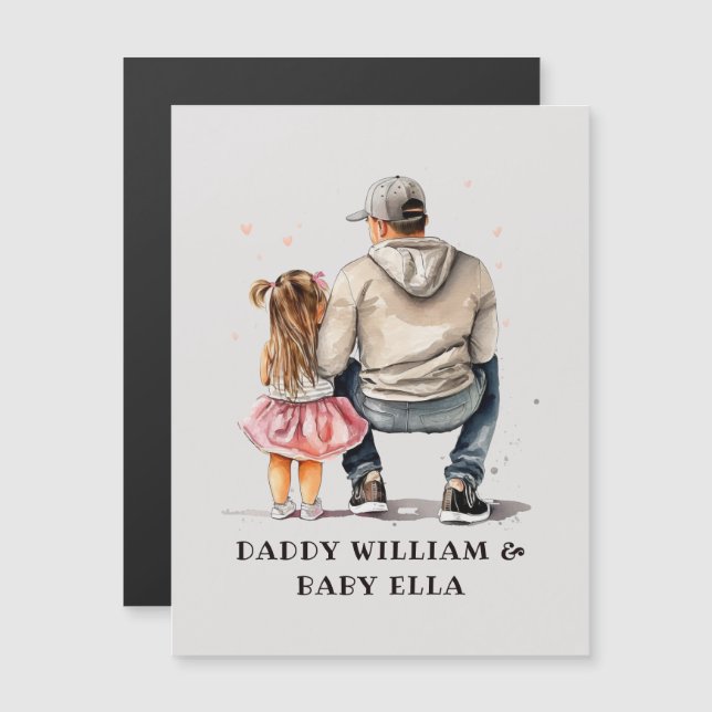 Black Father and Daughter Bond (9) (Front/Back)
