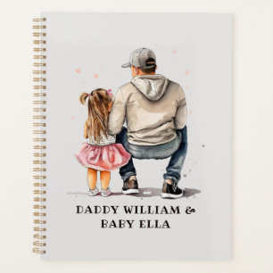 Black Father and Daughter Bond (9) Planner