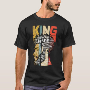 Black Father King African American Dad Father's Da T-Shirt