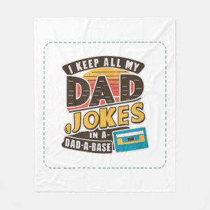 Black - Father's Day Best Dad In The World Fleece Blanket