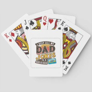Black - Father's Day Best Dad In The World Playing Cards