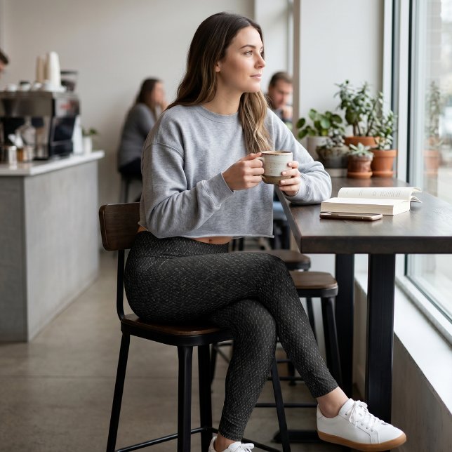 Black Faux Denim Leggings (Creator Uploaded)