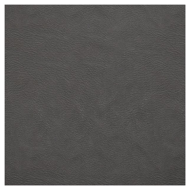 Black Faux Leather Fabric (Swatch)