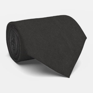 Black Faux Tie