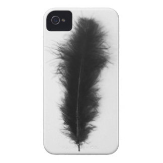 Black Feather iPhone 4 Case