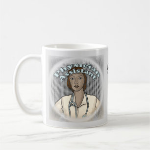 Black Female Physician Assistant Coffee Mug