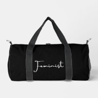 Black Feminist Gym Bag - Empower Your Workout