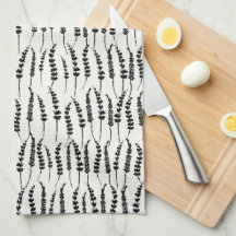 Black Fern Print  for Farmhouse