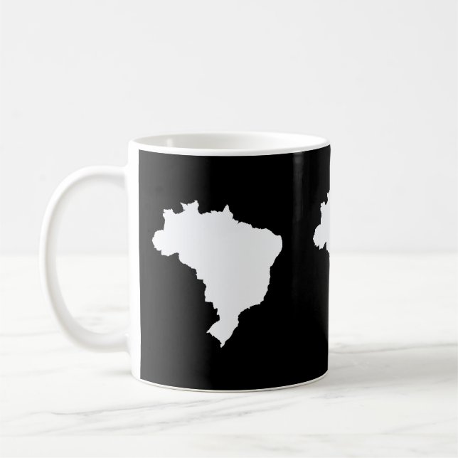 Black Festive Brazil at Emporio Moffa Coffee Mug (Left)