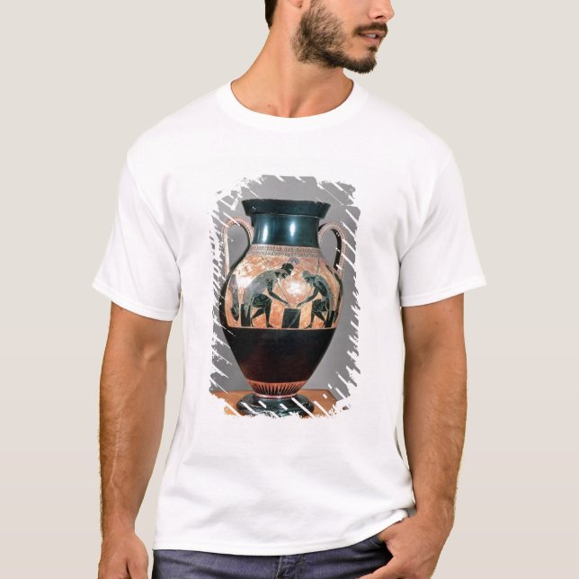 Black-figure amphora depicting Ajax and Achilles, T-Shirt (Front)