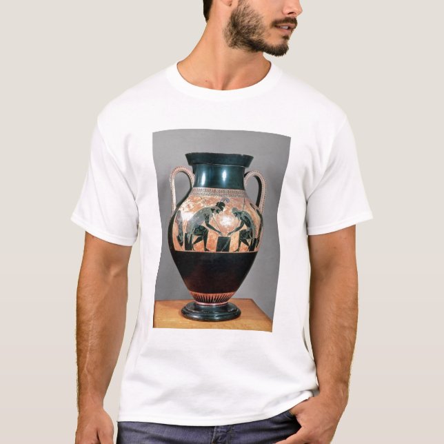 Black-figure amphora depicting Ajax and Achilles, T-Shirt (Front)