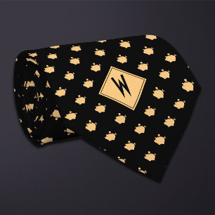 Black Financial Advisor Piggy Bank Tie