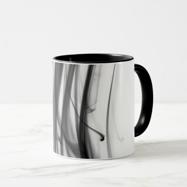 Black Fire III Combo Mug by Artist C.L. Brown (Front Right)