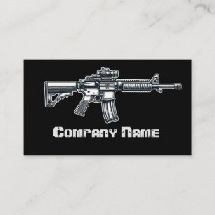 Black Firearms Business Card