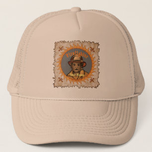 Black Firefighter hat