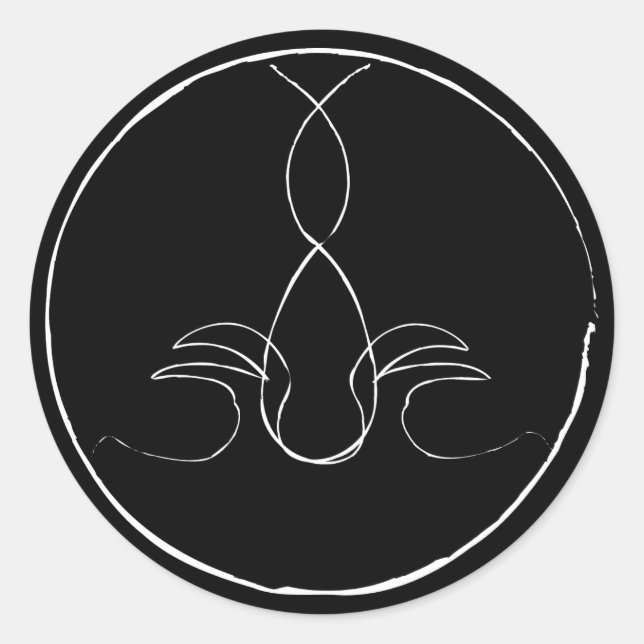 Black FireWater sticker (Front)