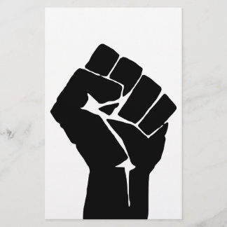 Black Fist Raised - Resistance Protest Flyer