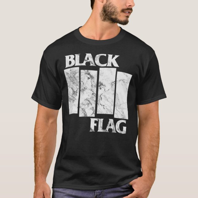 Black Flag Marble Logo T-Shirt Classic T-Shirt (Front)