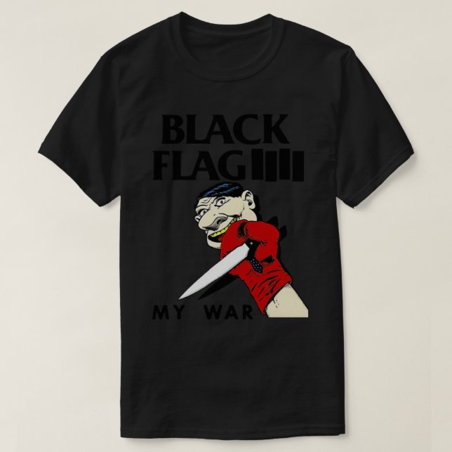 Black Flag - My War   T-Shirt (Design Front)