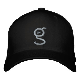 Black Flex Fit Cap w Black I'm G Logo