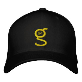 Black Flex Fit Cap w I'm G Embroidered Logo