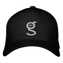 Black Flex Fit Cap w White I'm G Logo